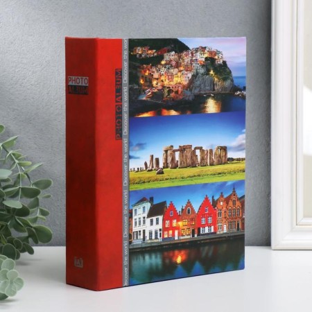 Photo album "houses" for 200 photos, 50 sheets, 10x15 cm