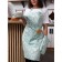 Apron Women's Blossom Green, size 60x80 cm, green color