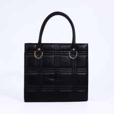 Bag Female Tout with zipper, black color