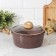 Brauni shade pots, 4 l, glass cover, anti -stick coating, induction