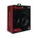 Marvo H8326 headphones, game, full -size, microphone, USB + 2*3.5mm, 1.8 m, RGB, black