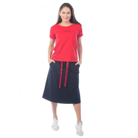 Women's costume Relevant, size 44, red color