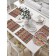 Set of napkins for setting the table "Eastern Motives", rectangular, size 32x46 cm, 4 pcs