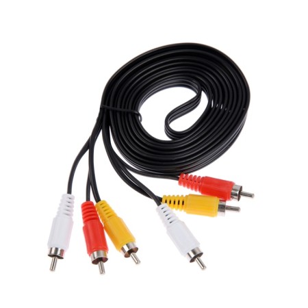 Audio/video EXPLOYD EX-K-1402, 3XRCA (M) -3XRCA (M), 2 m, black-2