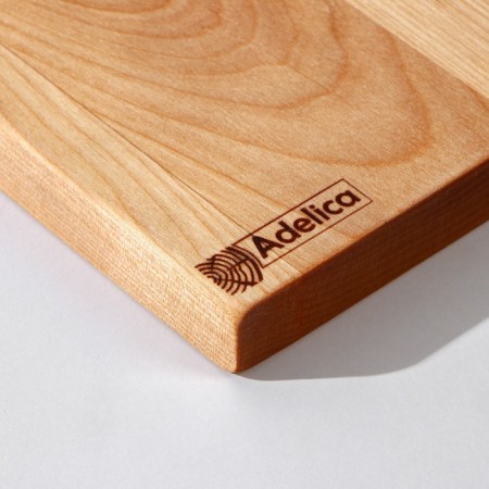 Groot board with a metal pen ADELICA, 24 × 16 × 1.8 cm, saturated with mineral oil, birch-2