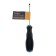 Scheller slotted tundra, satin, magnet, two -component handle, SL3 x 75 mm