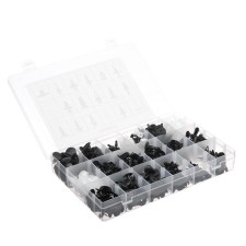 Clips and fasteners, 18 types, set 415 pcs