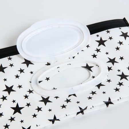 Napotus container with loop "Stars on White", Mix color-14