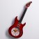 Watch wall interior children's "guitar", discrete move, 11 x 38 cm