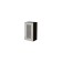 Cabinet hinged with 1 window, 40x30x72 cm, wenge, oak Gray
