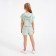 Kit for girls (top, shorts) minku: casual collection olive color, height 152