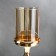 Summary Metal for 1 candle "Marble Ball" gold 35x9x9 cm