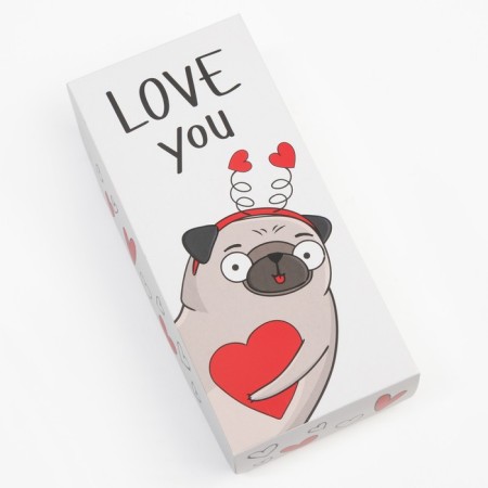 Набор женских носков KAFTAN "Love you“ 5 пар, размер 36-39 (23-25 см)-5