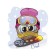 Photo -panel picture young snowboarder 40x50
