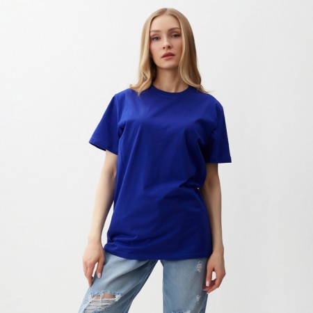 T -shirt female, blue color, size 44