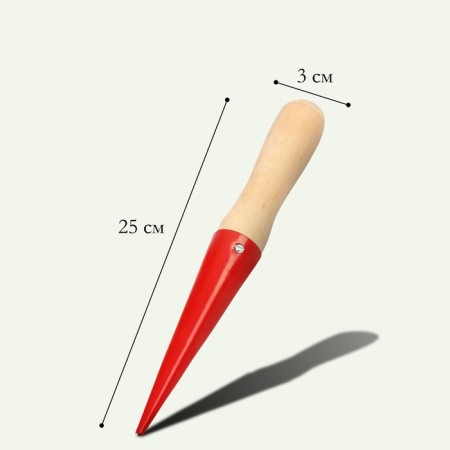 Planting cone, length 25 cm, wooden handle-2