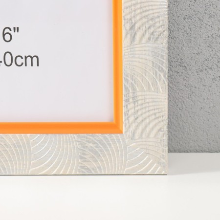 Photo frame plastic 30x40 cm "arc" white 45x35 cm-1