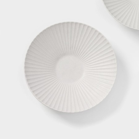 Magistro jarwah lausanne plates, 600 ml, 21.5 × 5 cm, deep, set 2 pcs, porcelain, gray-3