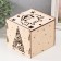 Casket-Cub "Dragon Muzzle" natural 15.5x15x14 cm (set of 6 parts)