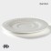 Porcelain saucer Magistro Argos, D = 15.2 cm, white color