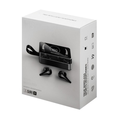 Headphones VBT 1.29, wireless, vacuum, waterproof, BT 5.0, 3500 mAh, black-10