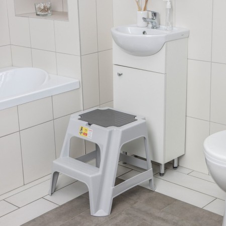 Stool with step and box "Wolf", color mix-3