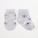 Socks children's baby I am "Coals", gray color, 10-12 cm