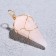 Browler "Crystal Pink Quartz", in wire