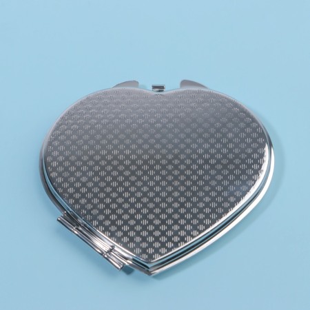Folding mirror, 7 × 6 cm, silver color-5