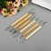 Tools for creativity (set of 6 pcs) wood, metal 17 cm