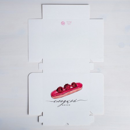 Confectionery packaging, box of "sweet life" 17 x 20 x 6 cm-2