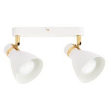 Спот Arte Lamp Fafnir A5047PL-2WH, E27, 2х40 Вт, 11х36х16 см, белый