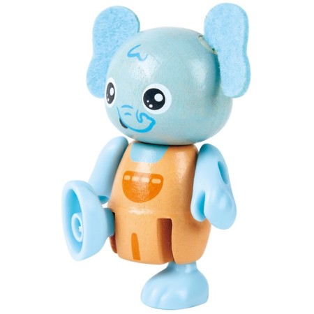 Игрушки фигурки животных «Семья слонов», 4 предмета-3