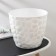 Pot with the pallet "Stones", 8 l, white color