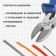 Tundra, CRV, grinded, plastic handles, 200 mm