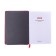 Dated diary 2025, A6+, 176 sheets "Lyon", solid cover, pancake embossing, with liesa, block 80 g/m2, red