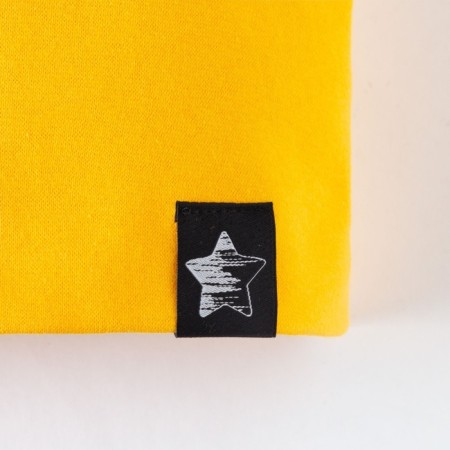 Two-layer children's hat, mustard color, size 46-50-1