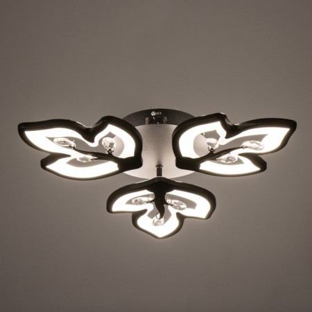 Chandelier 1093/3bk LED 72W 3000-6000k Dimmer black 50x50 cm Bayerlux-4