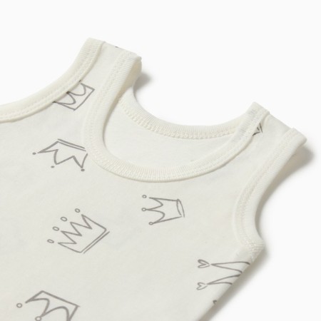 T -shirt Bloom Baby Sleeveless crown, p. 92 cm, beige-1
