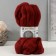 Fasting wool 100% half-toned wool 50g (487 red tree)