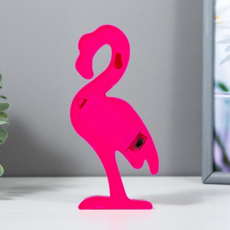 Flamingo nightlight 5 LED battery 3XAAA Pink 7.5x3x15.3 cm Risalux-4
