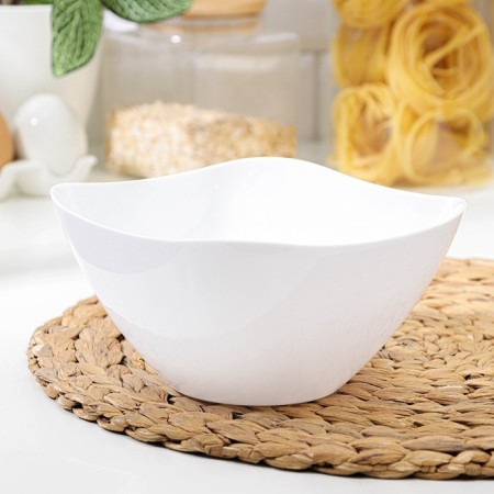 Rondo salad bowl, 1 l, snow-white color