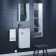 Tumbling under the Uperwood Vizo sink, 40 cm, suspended, white glossy