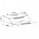 Excellency Maunfeld MP-1 50, flat, 520 m3/h, 3 speeds, 50 cm, white