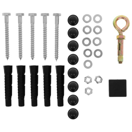 Bracket for boxing pears No. 4, wall -mounted, black color-4