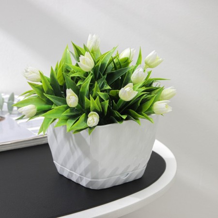 Pot "Classic", 1 l, white color