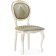Wooden chair Adriano 2 array of beech/fabric, milk/gray 50x54x97 cm