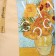 Vangog Flower-shoper bag without lightning with lining, beige color