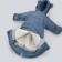 Kinderlitto transformer Kinderlitto "Orsetto", height 68-80 cm, Denim's height