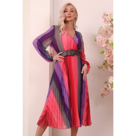 Women's dress, size 50, pink color-12
